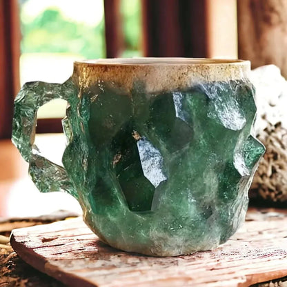 AuraStone – Handgemaakte Mineraalstenen Koffiekopjes van Echt Kristal [50% Korting]