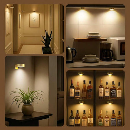 Draadloze LED-schilderijlamp magnetisch dimbaar 3 kleurtemperaturen RGB