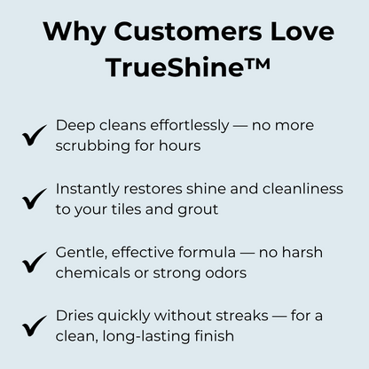 TrueShine™ Tegel- & Voegreiniger – Krachtig & Streepvrij Schoon [1+1 Gratis]