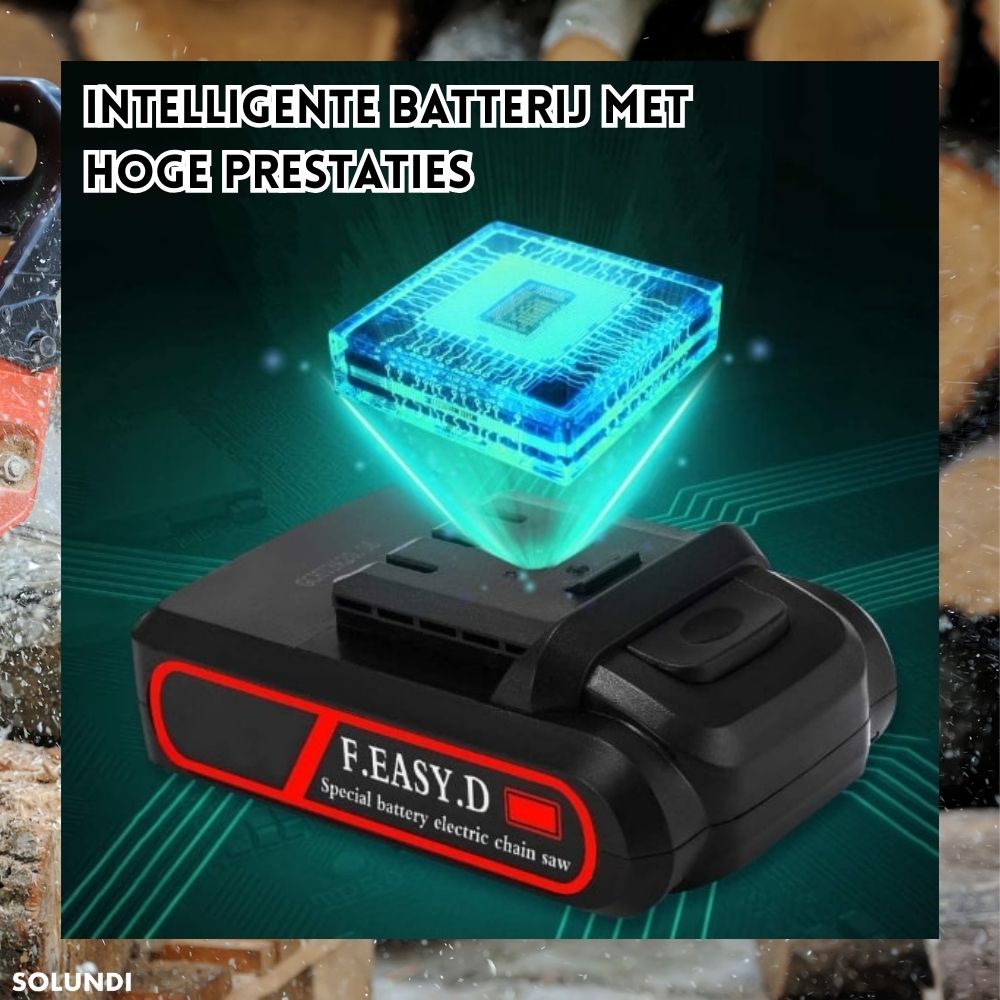 TurboSaw™ Accu-Kettingzaag – Draadloos, Krachtig & Compact