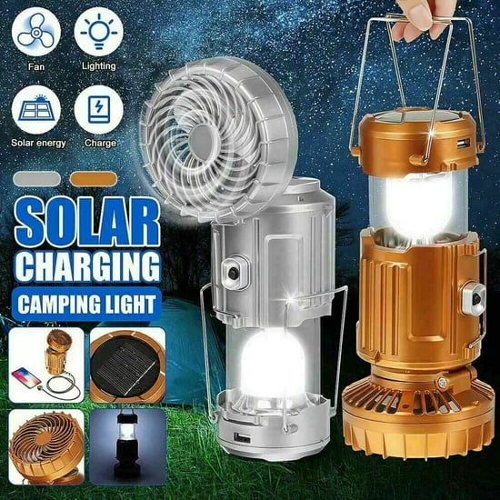 StormGlow™ – De weerbestendige 3-in-1 campinglamp met ventilator- en powerbankfunctie [50% Korting]