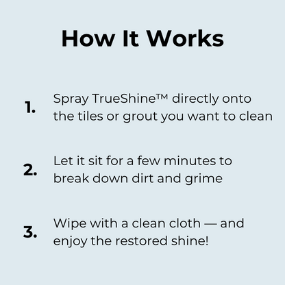 TrueShine™ Tegel- & Voegreiniger – Krachtig & Streepvrij Schoon [1+1 Gratis]