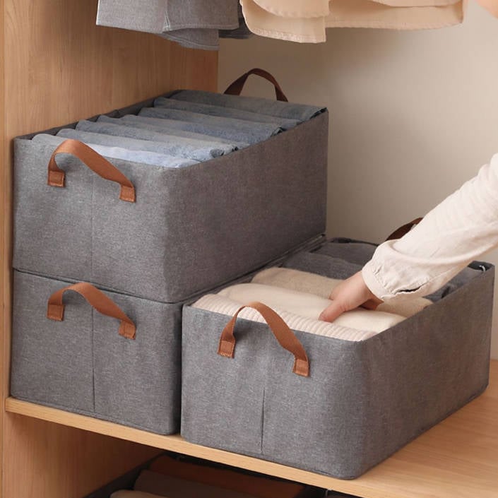 FoldBox™ – Opvouwbare Textielkast voor Meer Ruimte en Orde [50% Korting]