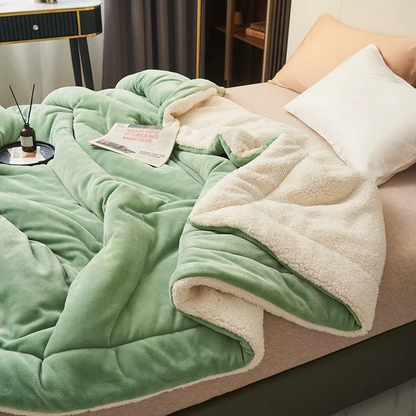 Flanel-fleece knuffeldeken – zacht, warm en machinewasbaar