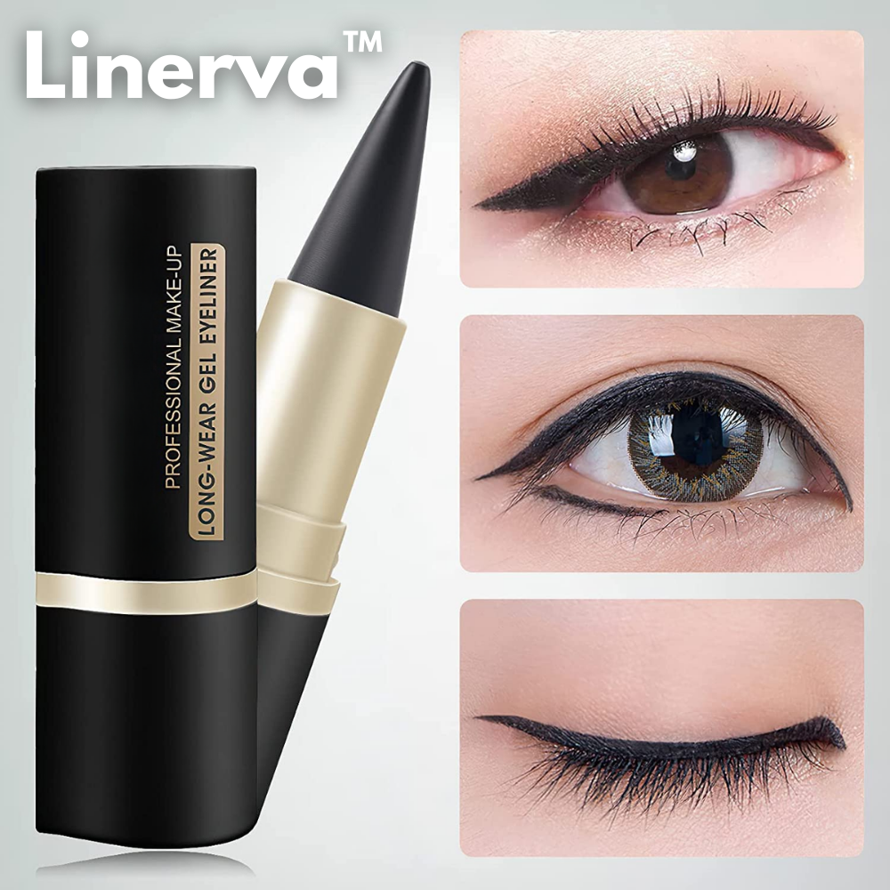 Linerva – Waterdichte Gel-Eyeliner voor perfecte lijnen [1 + 1 Gratis]