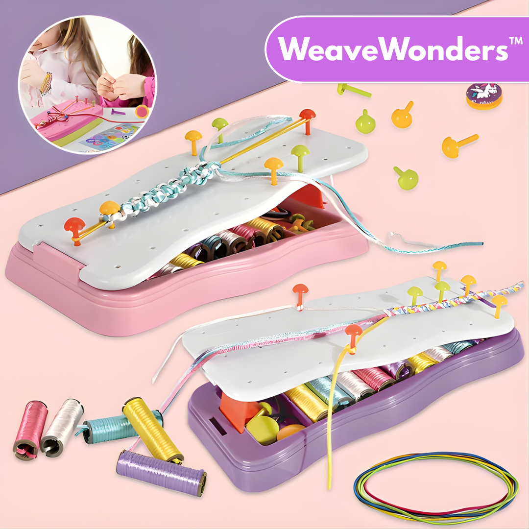 WeaveWonders – DIY Armband Vlechtset voor Kinderen | Creatief Knutselen