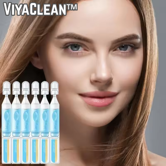 ViyaClean™ – Huidreiniger met Oligopeptiden voor zachte dieptereiniging en verzorging van de huid [5 + 5 Gratis]