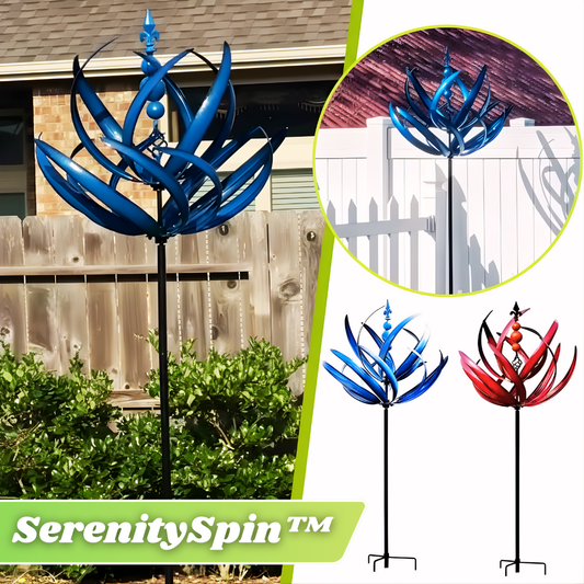 SerenitySpin™ – Bloemen-Windspinner voor decoratieve, kleurrijke & bewegende tuindecoratie [50% Korting]