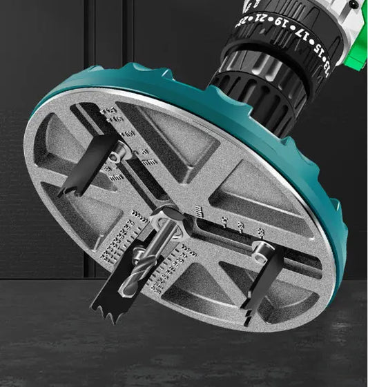 DrillBlade™ – Precieze Gatzaag met Drievoudig Mes van Nylon & Zink-Alu-Legering [50% Korting]
