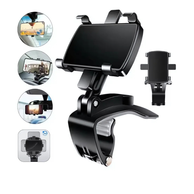 Icone™ – 360° Draaibare Telefoonhouder Auto | Handsfree & Veilig