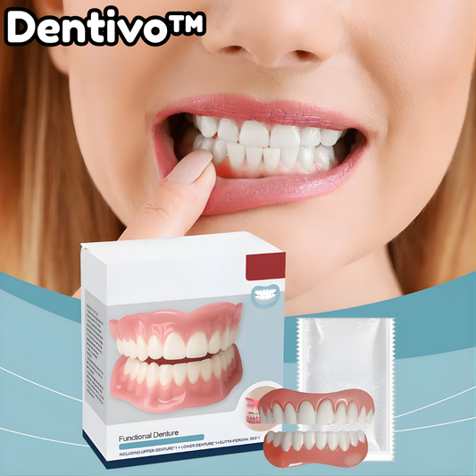 Dentivo™ – Snapprothesen Set voor een eenvoudige, veilige en comfortabele tandprothesen oplossing [50% Korting]