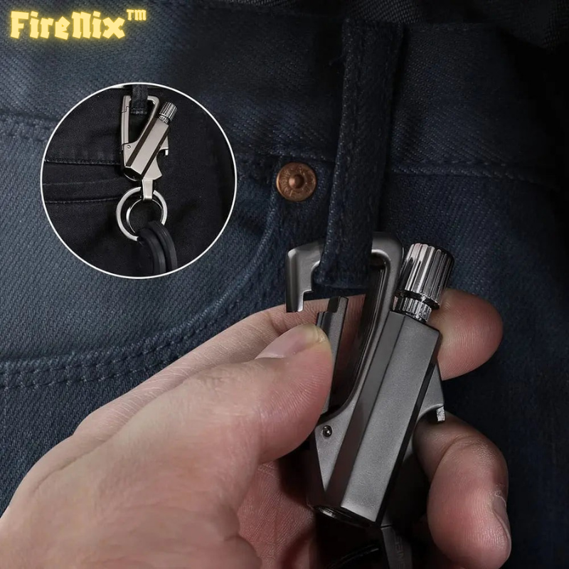 FireNix™ – Winddichte aansteker & praktische sleutelhanger set [1 + 1 Gratis]