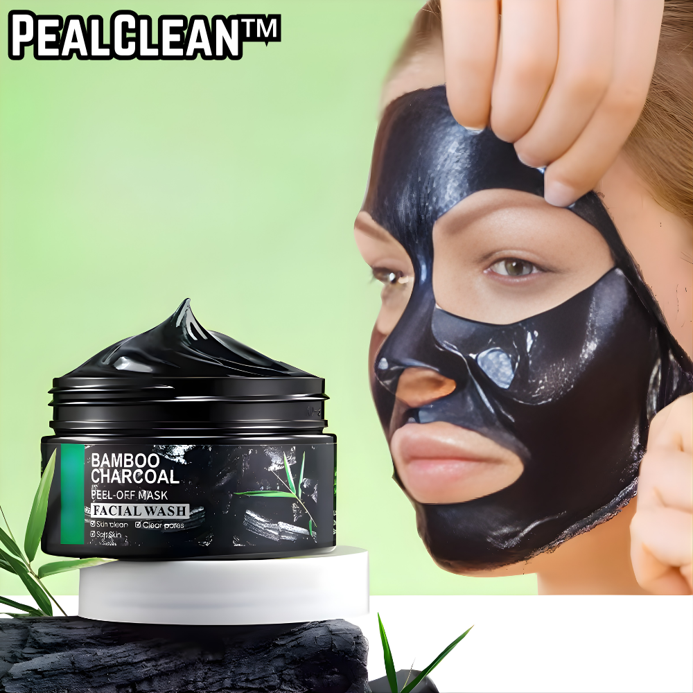 PealClean – Actieve kool Peel-Off Gezichtsmasker voor diep gereinigde poriën [1 + 1 Gratis]