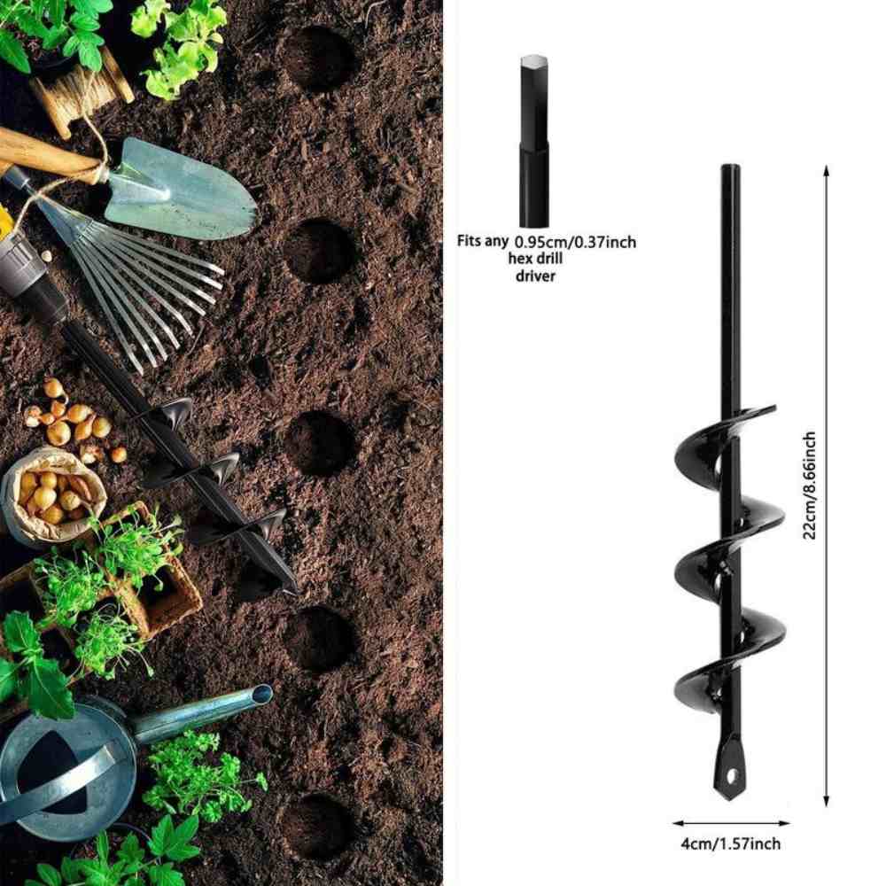 DirtDrill™ - Stalen plantboor voor tuinieren [50% Korting]