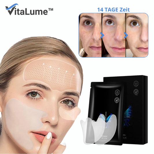 VitaLume™ – Rimpelpatches met Microkristallen en Hyaluronzuur voor intensieve en gladmakende verzorging [1 + 1 Gratis]