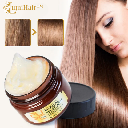 LumiHair™ Intensief Haarmasker – Herstel & Glans voor Droog Beschadigd Haar [1+1 Gratis]