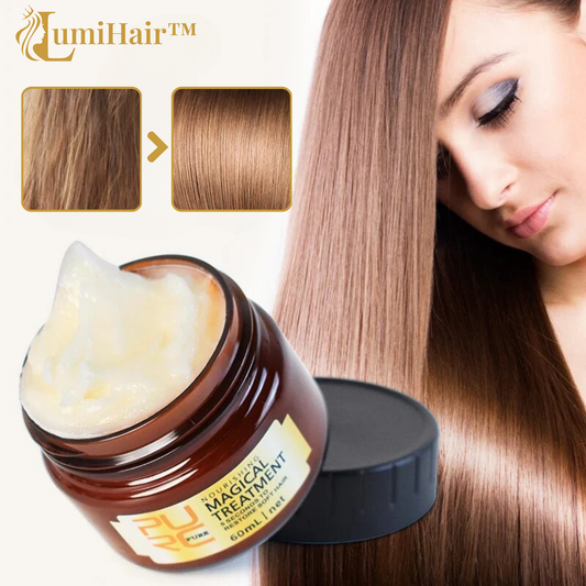 LumiHair™ – Haarmasker voor herstel & intensieve verzorging voor gezond, glanzend haar [1 + 1 Gratis]