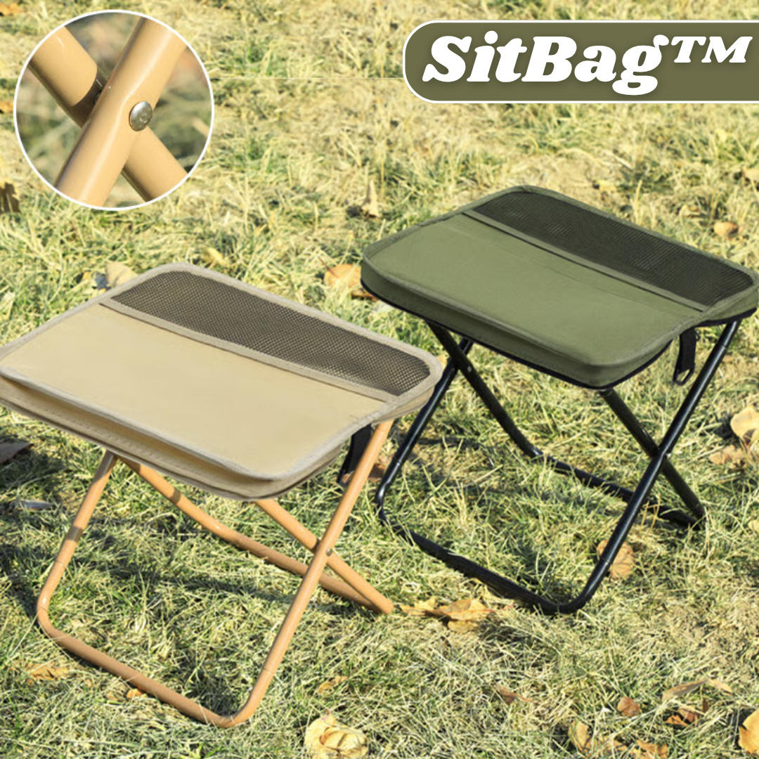 SitBag™ – 2-in-1 rugzak en kruk voor onderweg, comfortabel en praktisch [50% Korting]