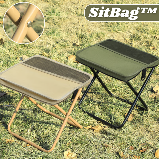 SitBag™ – 2-in-1 rugzak en kruk voor onderweg, comfortabel en praktisch [50% Korting]