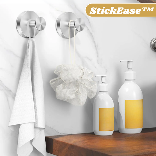 StickEase™ – Vakuüm-zuignaphaakjes voor stevige grip en eenvoudig gebruik [1 + 1 Gratis]