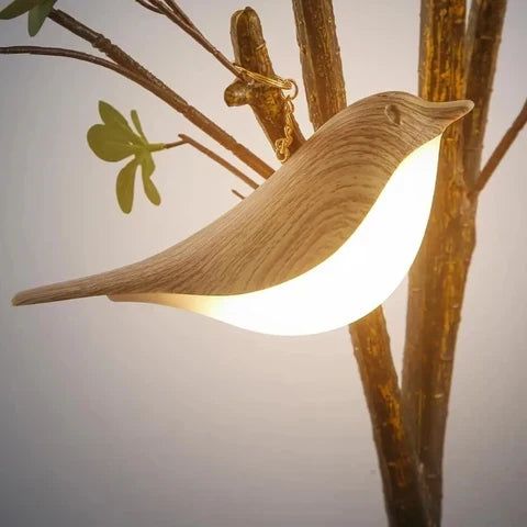 Tafellamp met aromadiffuser en dimbaar licht in vogelvorm