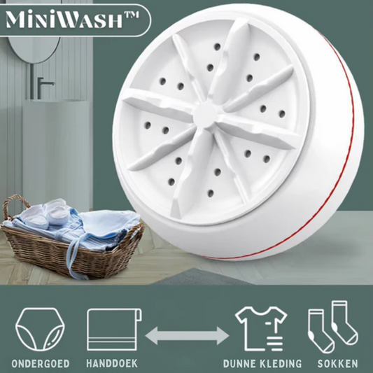 MiniWash – Ultrasone Mini-Wasmachine voor overal [50% Korting]