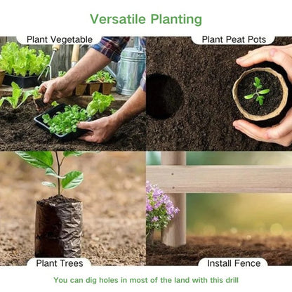 DirtDrill™ - Stalen plantboor voor tuinieren [50% Korting]