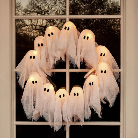 GhostsWreath™ – Griezelige Halloween-decoratie voor deuren & muren [50% Korting]