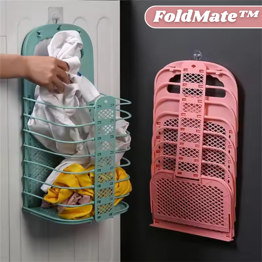 FoldMate™ – Handige, opvouwbare wasmand voor eenvoudige opslag en transport [50% Korting]