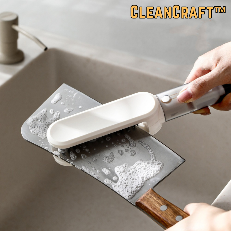 CleanCraft™ – 3-in-1 reinigingsborstel voor messen, bestek en meer [50% Korting]
