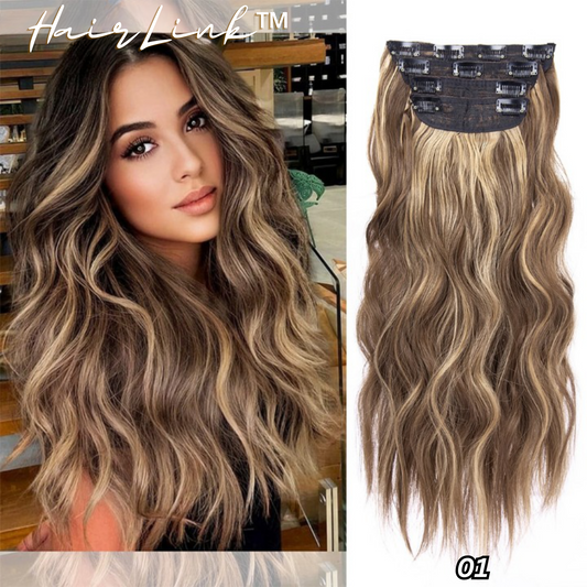 HairLink™ – Haarclip-Verlenging voor volumineus, lang & natuurlijk uitziend haar [50% Korting]