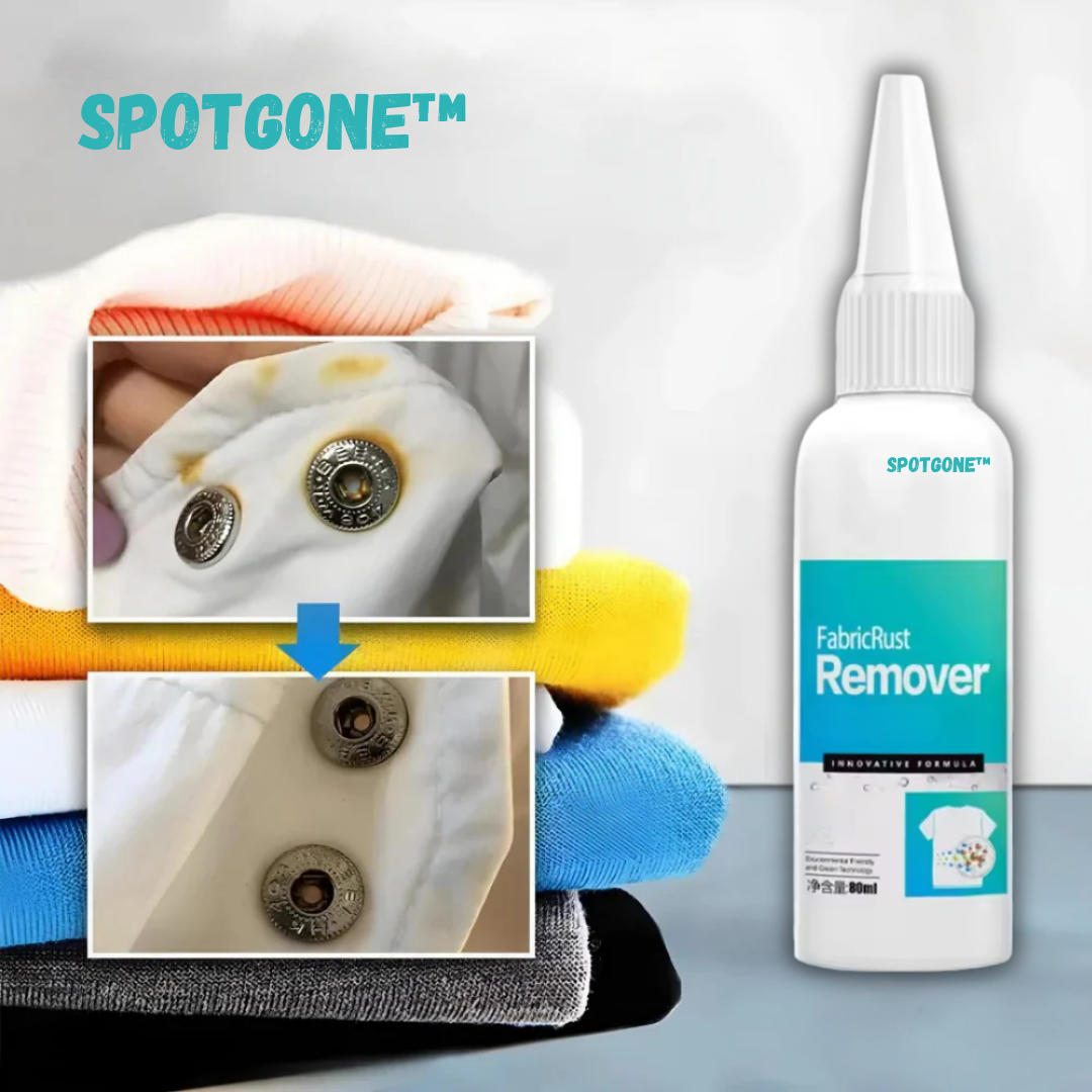 SpotGone™ – Effectieve vlekverwijderaar voor vlekkeloze kleding en textiel [1 + 1 Gratis]