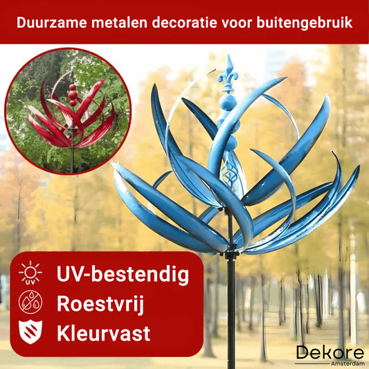50% korting | MetalTwist™ Elegante windwijzer voor tuinen [Laatste dag korting]