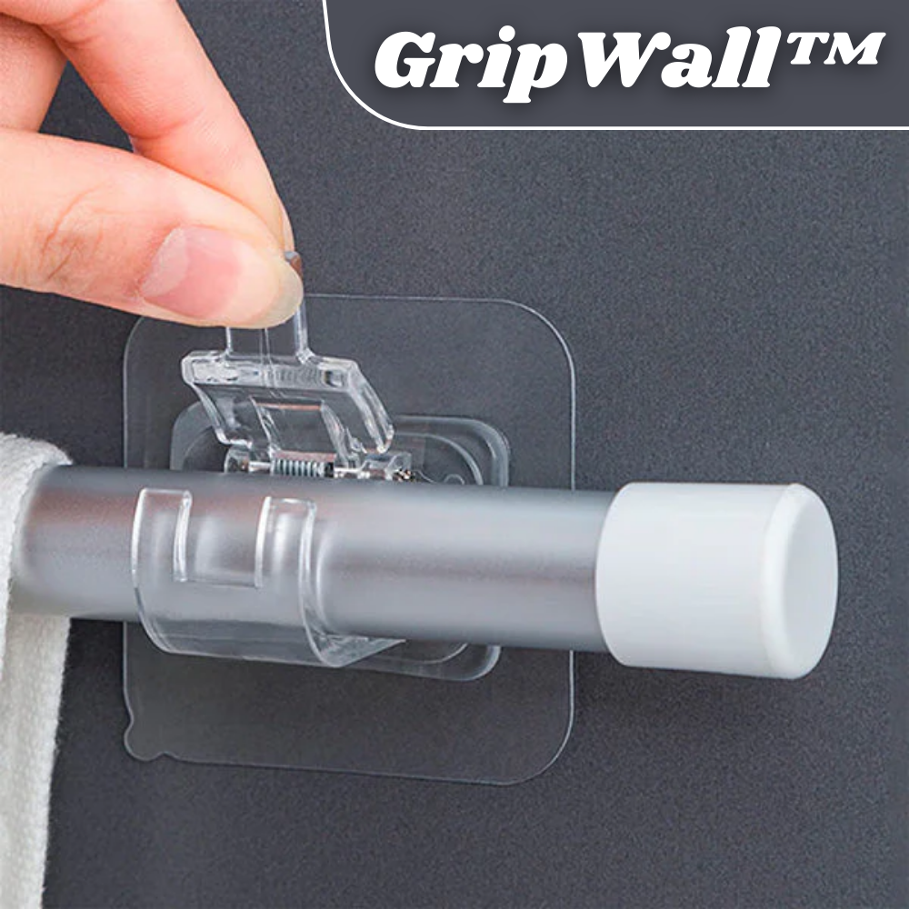 GripWall – Zelfklevende Staaf-Haakclip voor Perfecte Wandorganisatie [10 + 10 Gratis]
