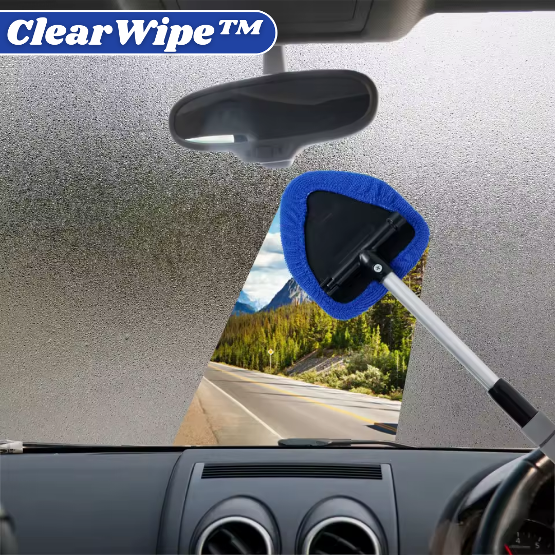 ClearWipe™ – 180° Draaibare Ruitenreiniger voor Streeploze Schoonheid [50% Korting]