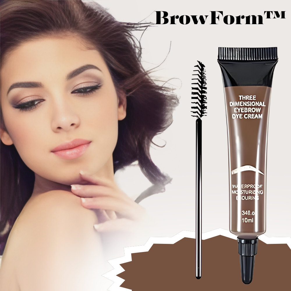BrowForm – Wenkbrauw Liner Crème voor natuurlijk vollere wenkbrauwen [1 + 1 Gratis]