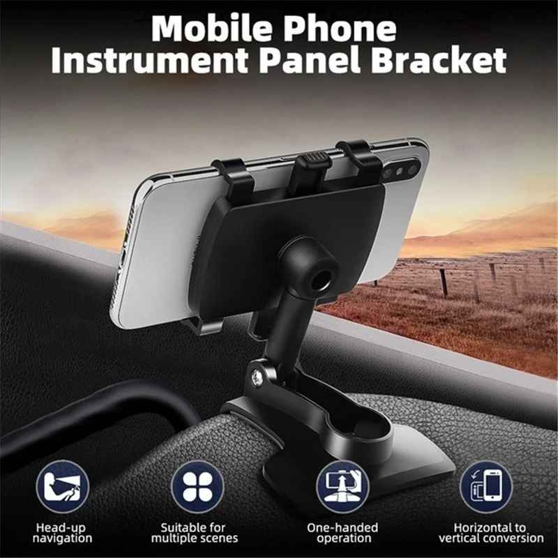 Icone™ – 360° Draaibare Telefoonhouder Auto | Handsfree & Veilig