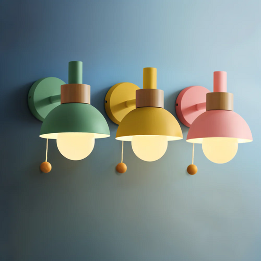 NordLume – Stijlvolle LED-wandlamp met trekschakelaar voor gezellig sfeerverlichting [50% korting]