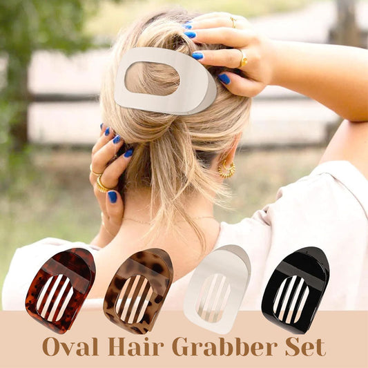 Tressclip™ – Ovale haarspeldenset voor stijlvolle en elegante kapsels [2 + 2 Gratis]