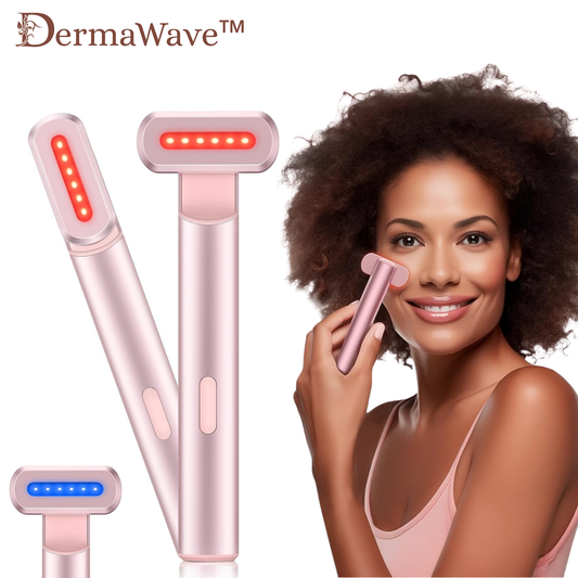 DermaWave™ – 4-in-1 Lichttherapie apparaat voor gezicht en hals, comfortabel thuis [50% Korting]