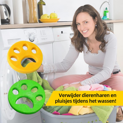 FurPaws™ – Dierenharen Verwijderaar voor Wasmachine & Droger [2+2 Gratis]