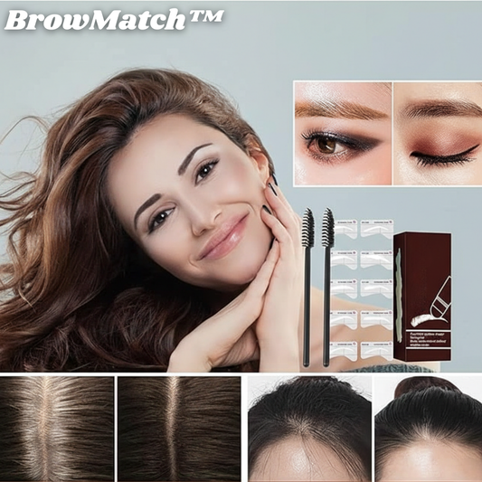 BrowMatch™ – Eyebrow Stamp Set voor Perfect Vormen en Gedefinieerde Wenkbrauwen [50% Korting]