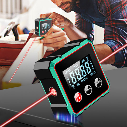 MeasureMax™ – 4-zijdige magnetische digitale hoekmeter met laserprecisie [50% Korting]