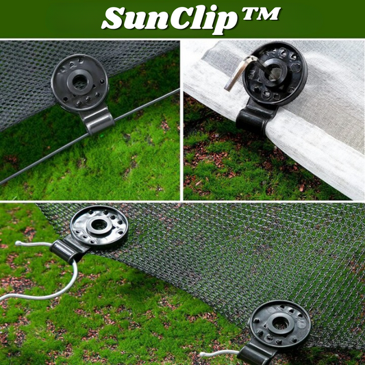SunClip™ – Schaduwdoek Klem voor Veilige Bevestiging zonder Beschadiging
