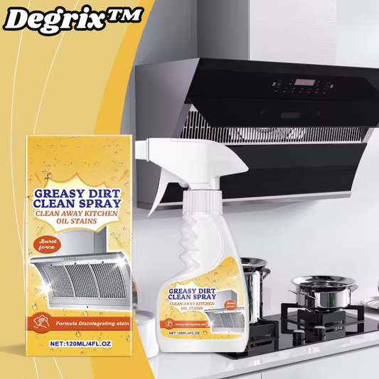 Degrix™ – Keukenvetoplosser Spray voor bijzonder moeiteloze en grondige reiniging [50% Korting]