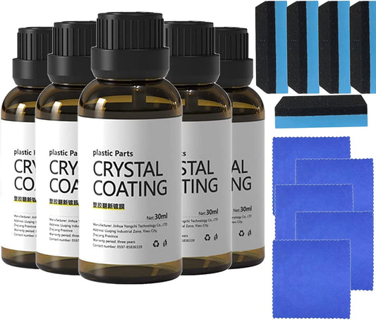 PlastikRevive™ – Crystal coating voor auto’s, kunststofvernieuwer, glansversterkend & beschermend [1 + 1 Gratis]