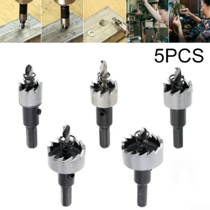 MetalDrill™ - Set hardmetalen kernboren voor metaal (5 stuks) [50% Korting]
