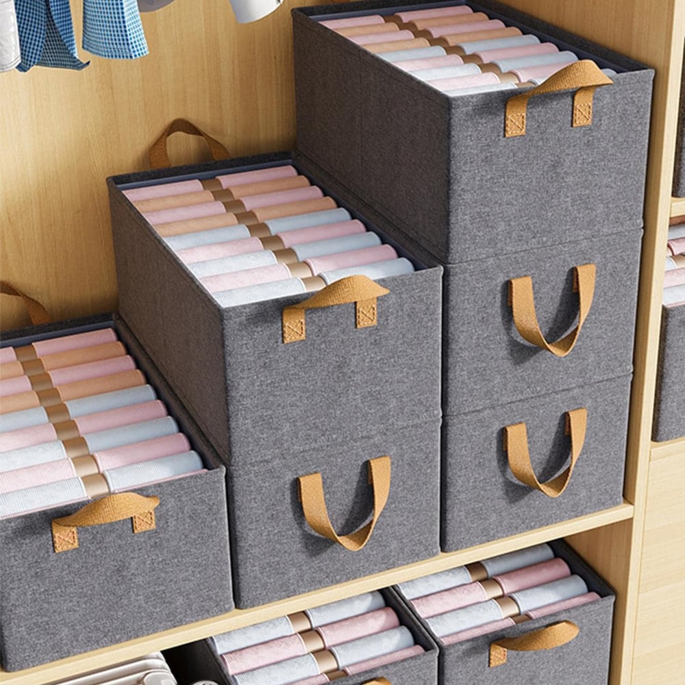 FoldBox™ – Opvouwbare Textielkast voor Meer Ruimte en Orde [50% Korting]