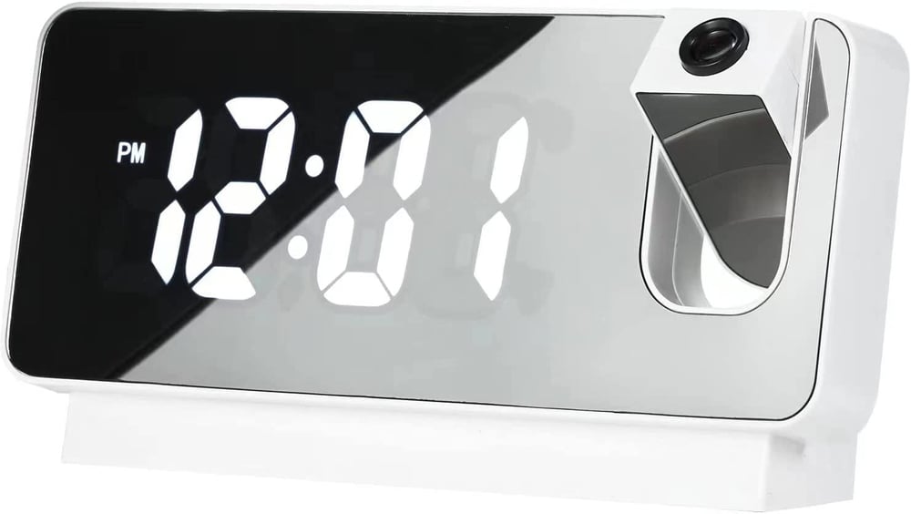 LedDisplay™ - Projectiewekker met spiegeldisplay en groot LED-display [50% Korting]