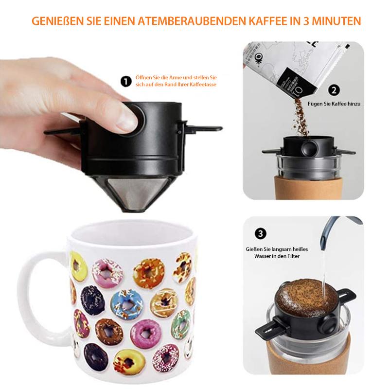 BrewMaster™ – Herbruikbaar Koffiefilter voor Volle Smaak zonder Bitterheid